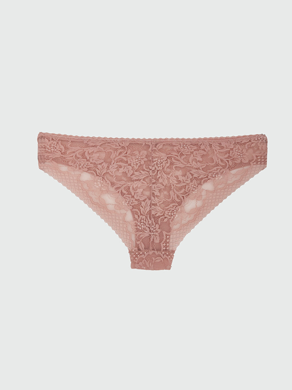 Pembe Dantelli Fantezi Bikini Külot-1
