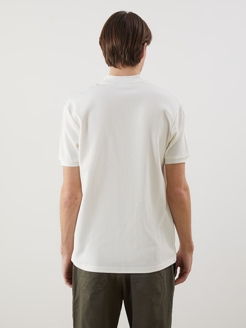 Polo Neck Short Sleeve Men's T-Shirt -S5MN41Z8-R9J