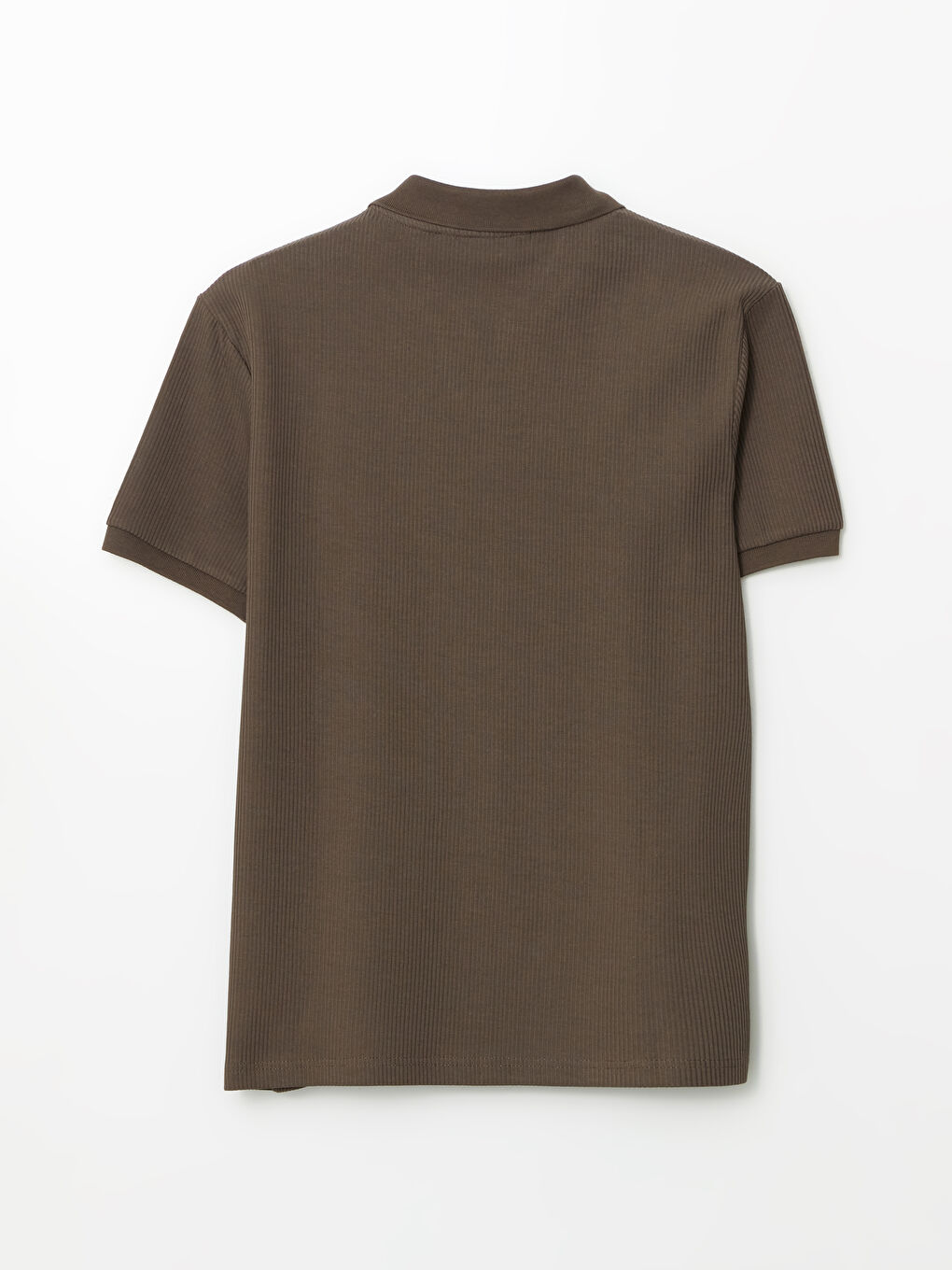 XSIDE Kahverengi Polo Yaka Kısa Kollu Erkek Tişört - 5