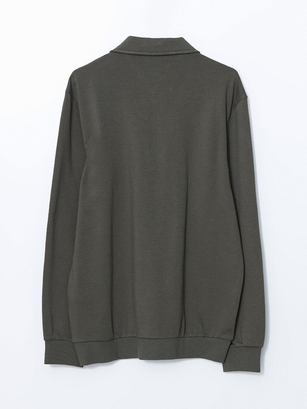SOUTHBLUE Haki Polo Yaka Uzun Kollu Erkek Sweatshirt - 5