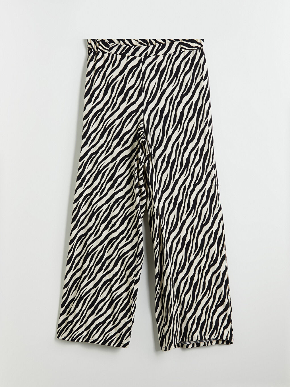 Elasticated Waist Patterned Women's Trousers -S5MN48Z8-SW5