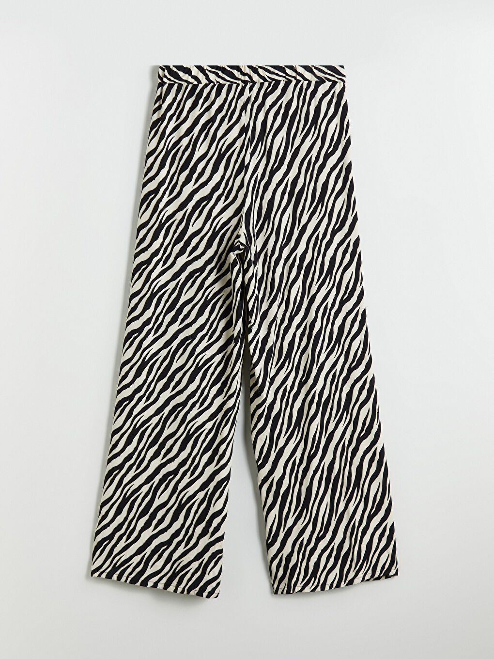 Elasticated Waist Patterned Women's Trousers -S5MN48Z8-SW5