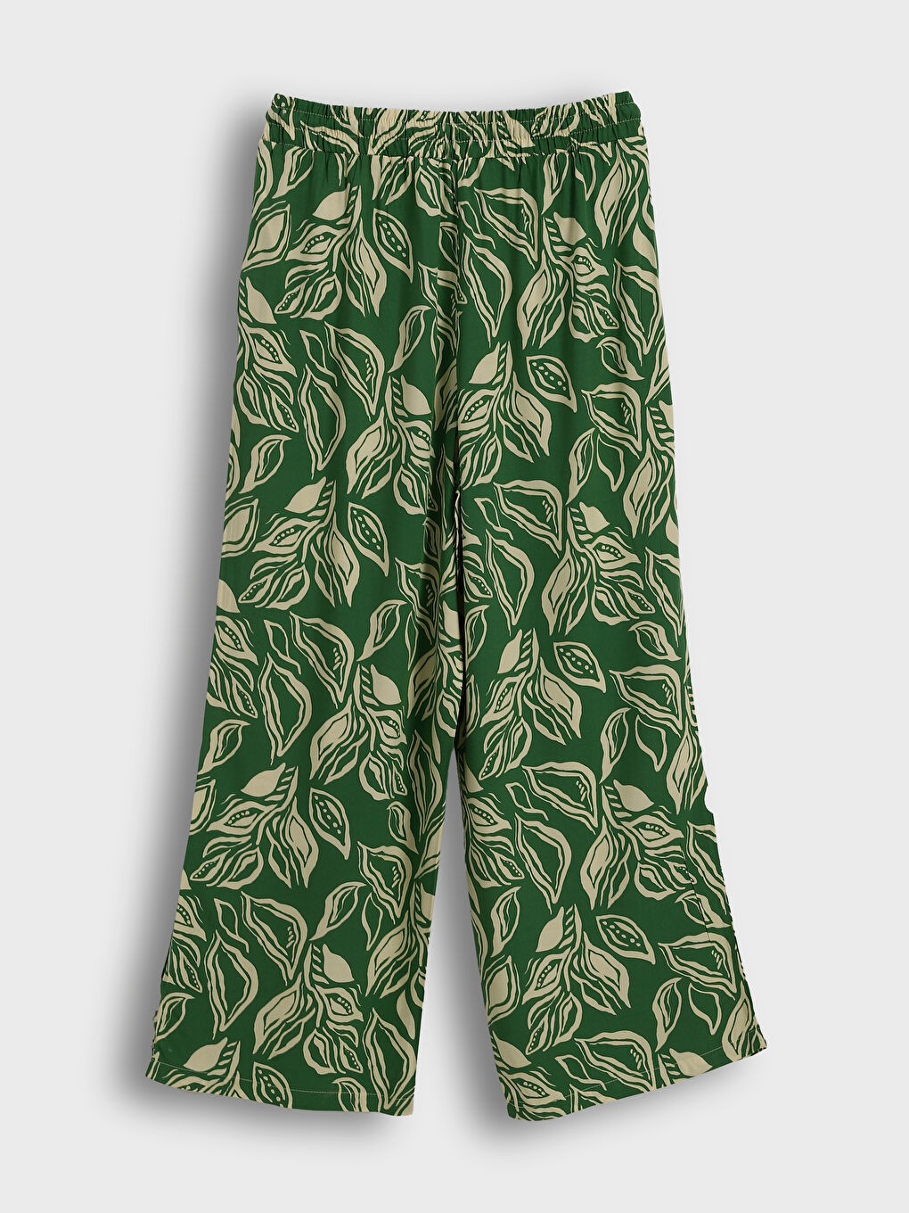 LCWAIKIKI Classic Elasticated Waist Floral Women's Trousers -S5MN49Z8-LS6