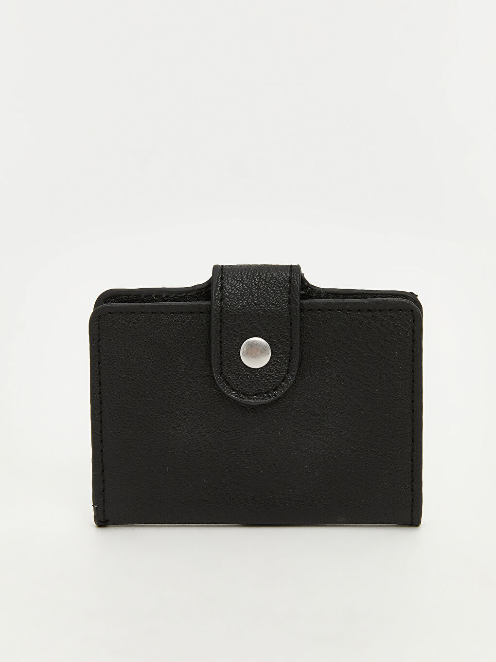 Siyah Deri Görünümlü Erkek Kartlık