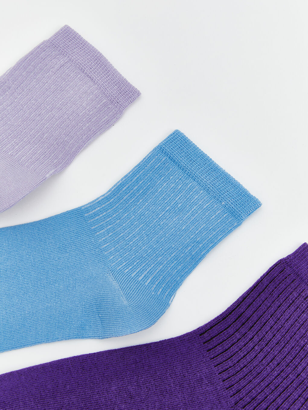 Female Plain Socks 3-Pack -S5MN67Z8-YX9