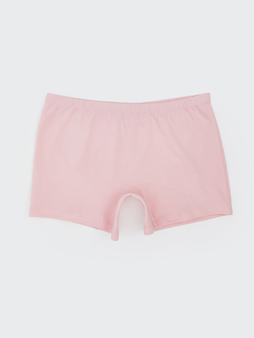 Pembe Beli Lastikli Basic Kız Çocuk Boxer