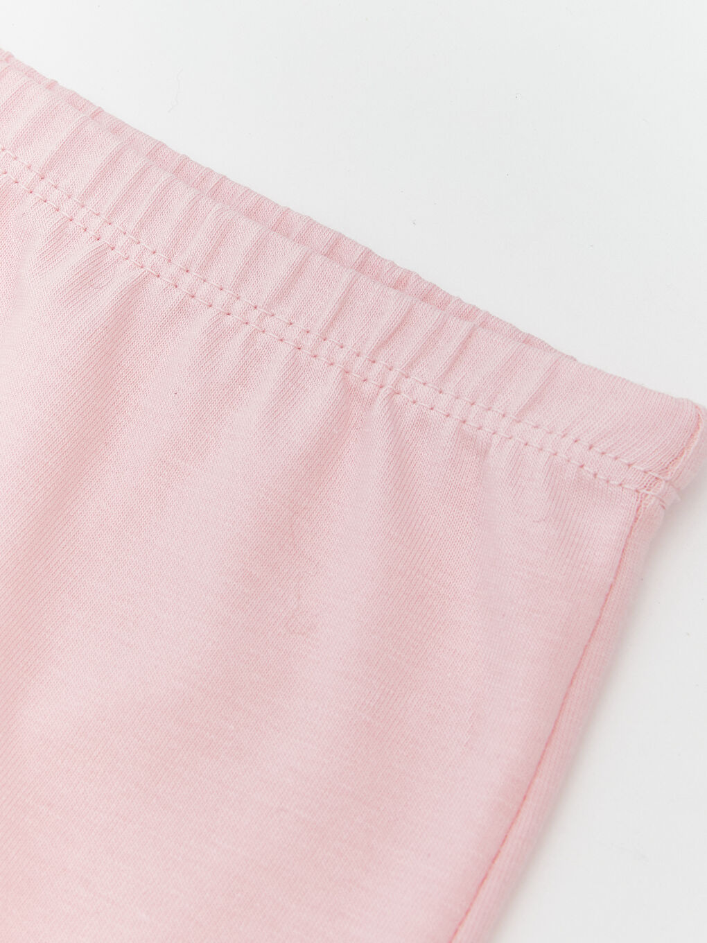 Pembe Beli Lastikli Basic Kız Çocuk Boxer-2