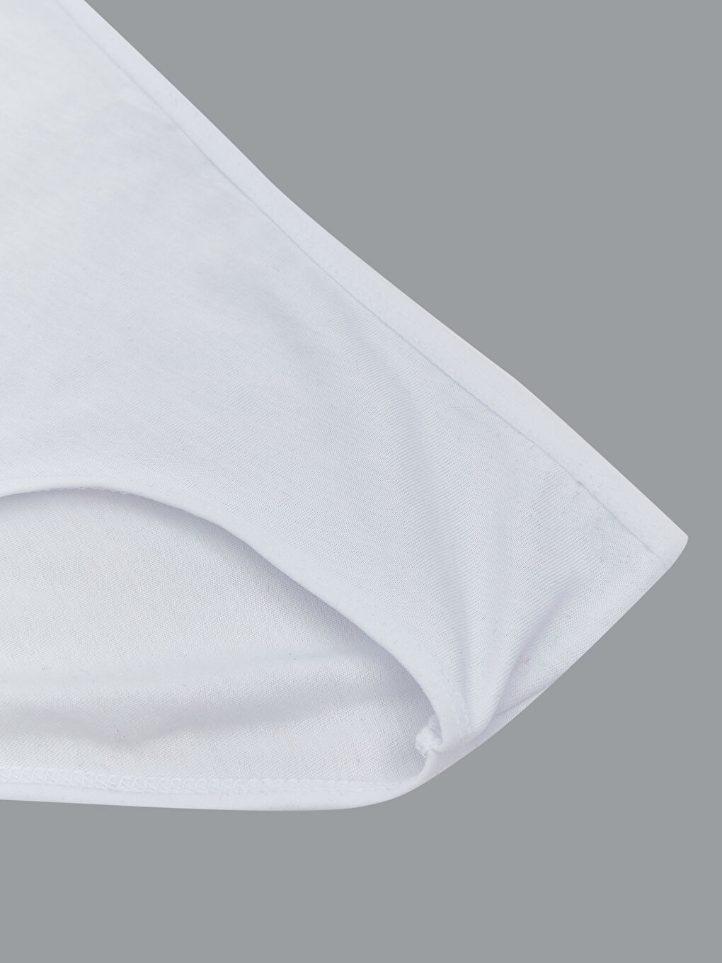 Beyaz Basic Kız Çocuk Külot-1