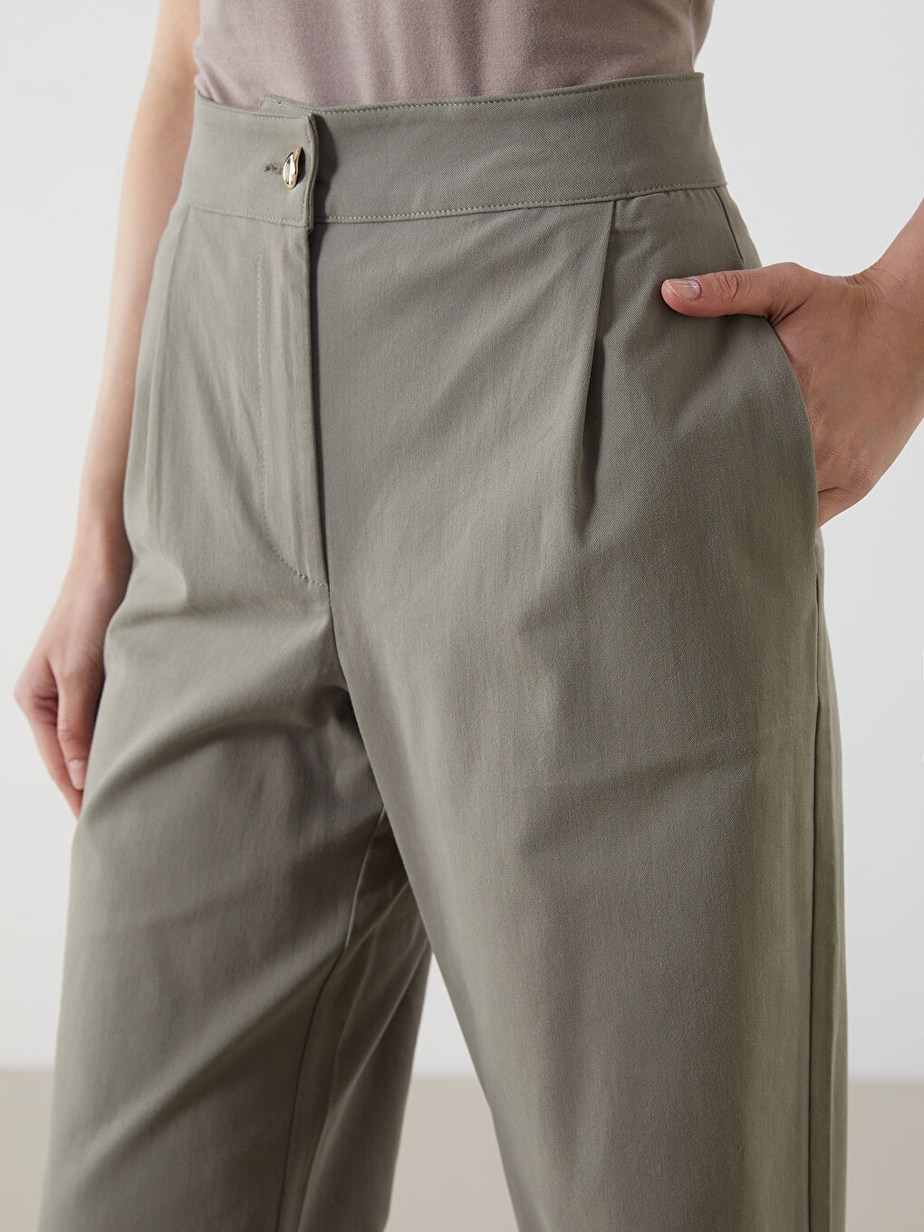Loose Fit Women's Trousers -S5MO13Z8-CTY