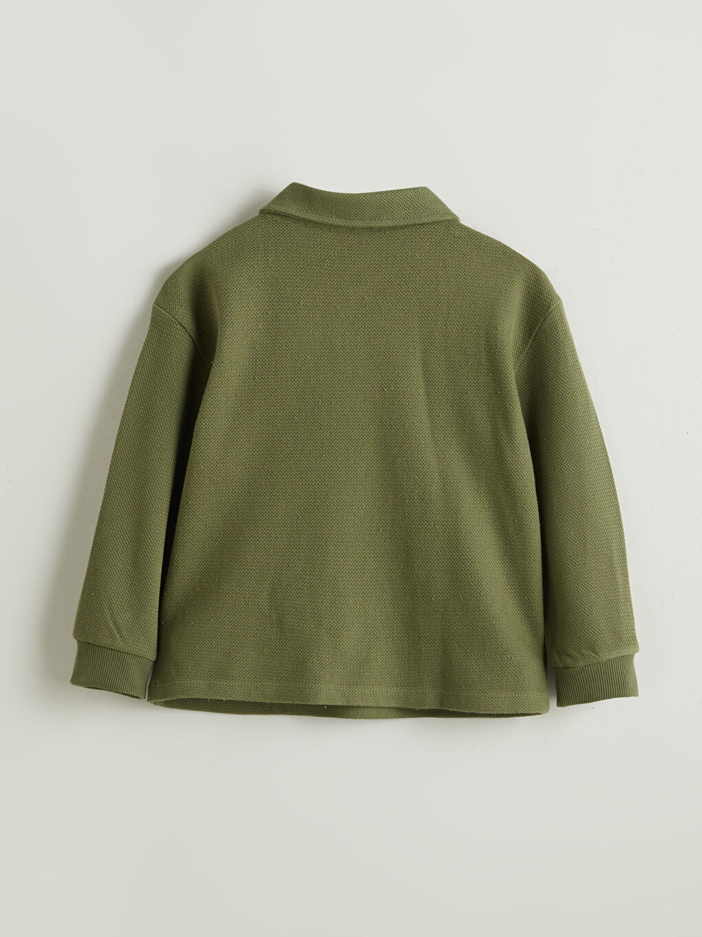 Polo Neck Basic Boys' T-Shirt -S5MO43Z1-HBV