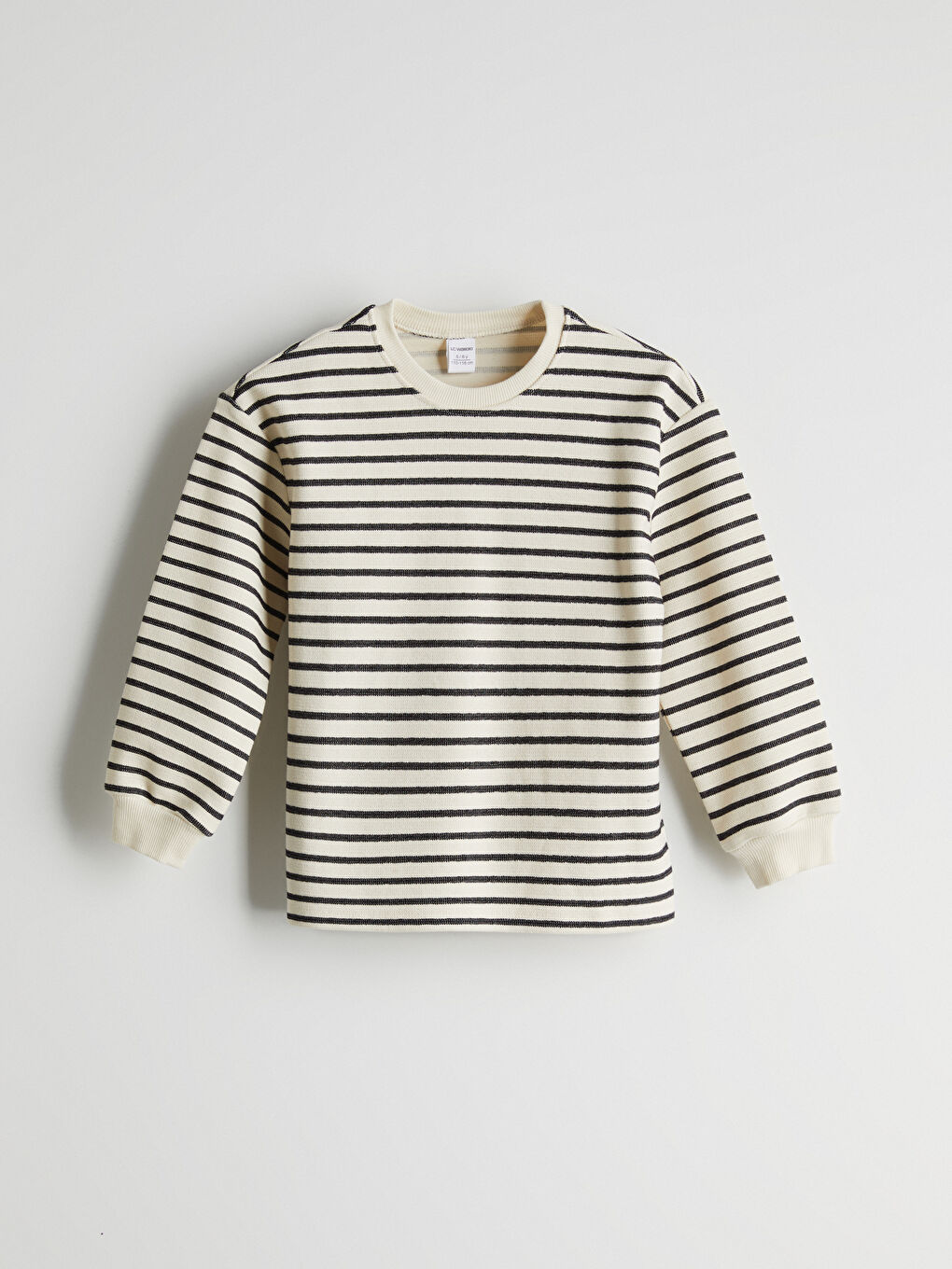 Crew Neck Striped Boy's T-Shirt -S5MO44Z1-LEG