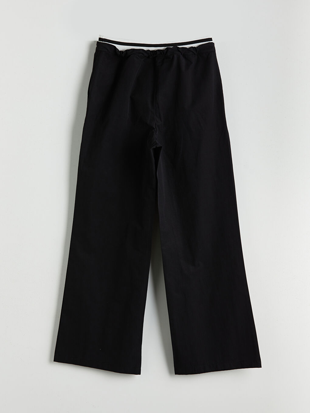 LCW Modest Elastic Waist Wide Leg Women's Trousers -S5MO55Z8-CVL