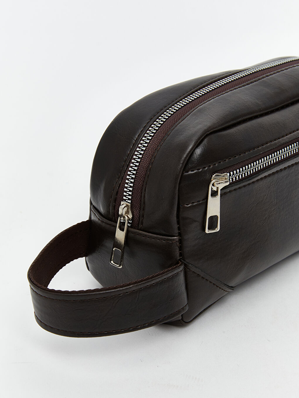 Kahverengi Deri Görünümlü Erkek El Çantası-2