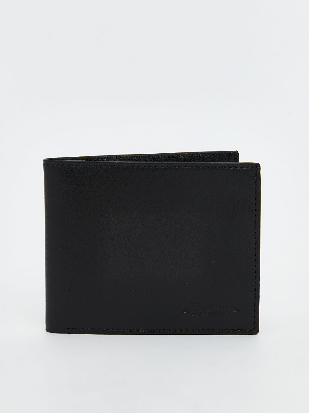 Siyah Deri Görünümlü Erkek Cüzdan