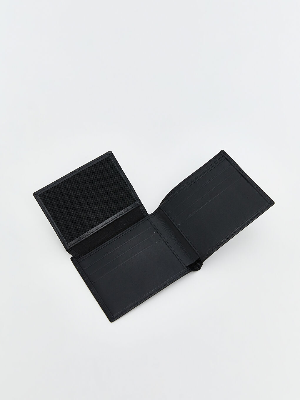 Siyah Deri Görünümlü Erkek Cüzdan-1