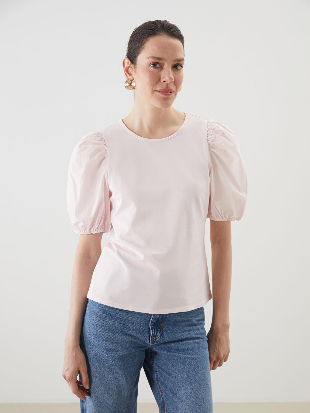 LCW ECO Γυναίκα ΡΟΖ T-shirt -S5MP09Z8-FMU