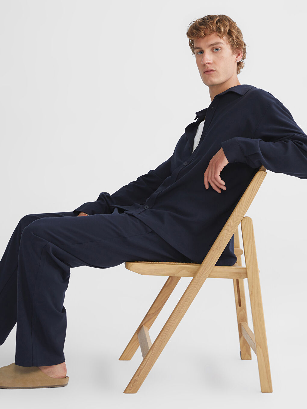 Regular Fit Long Sleeve Men's Shirt-2