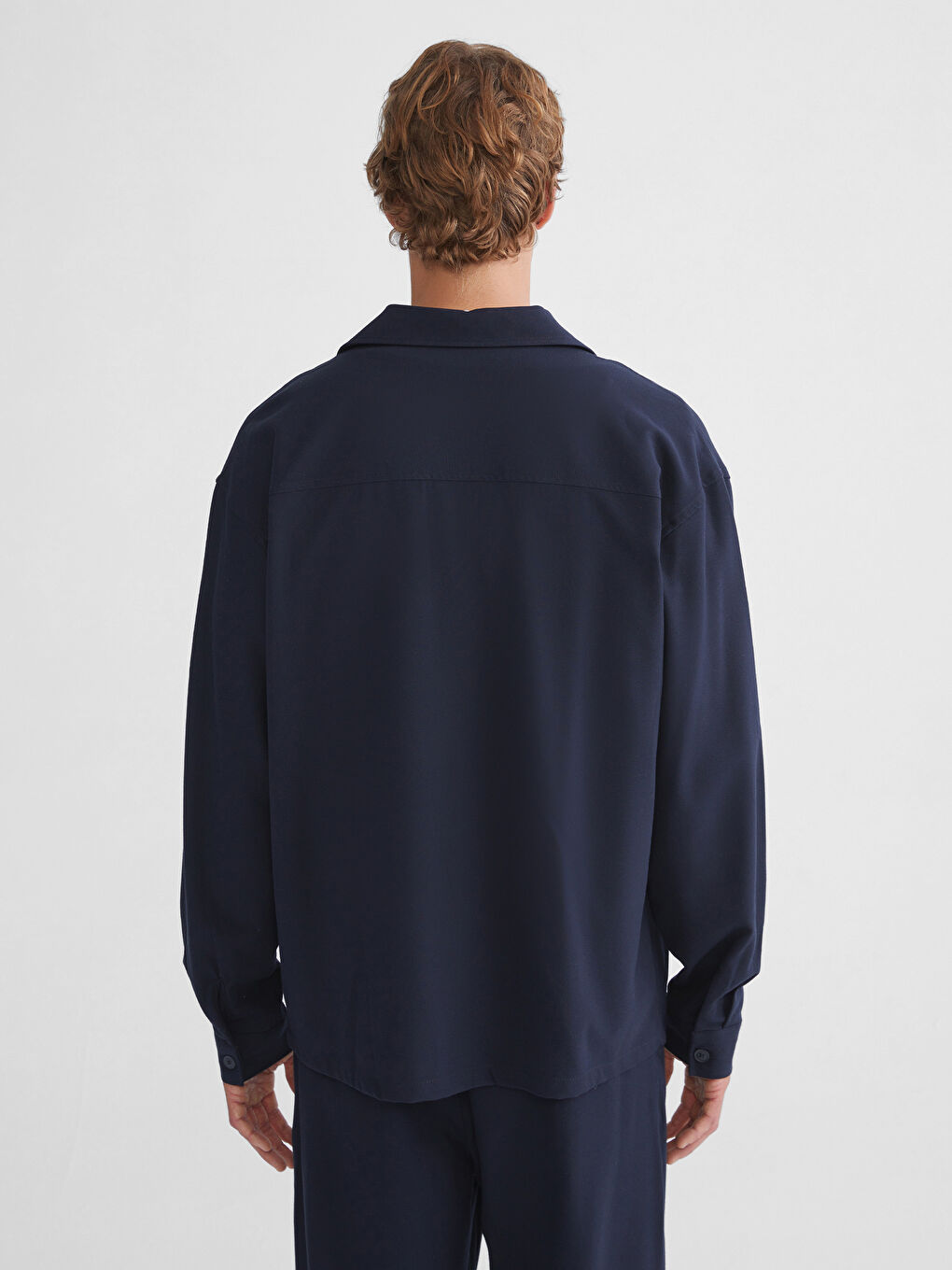 Regular Fit Long Sleeve Men's Shirt-6