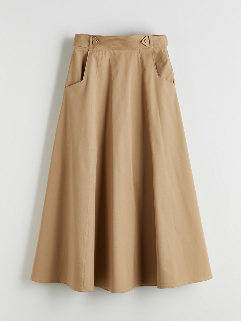 Elastic Waist Flared Skirt -S5MP57Z8-DXZ
