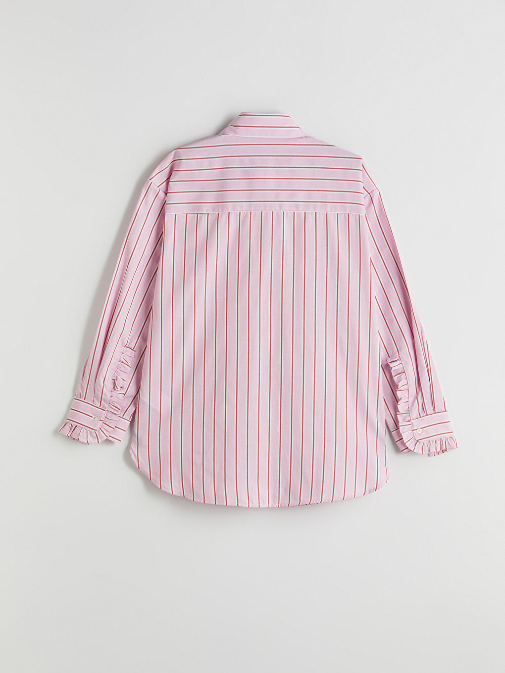 Striped Oversize Women's Shirt Tunic -S5MP91Z8-LHK