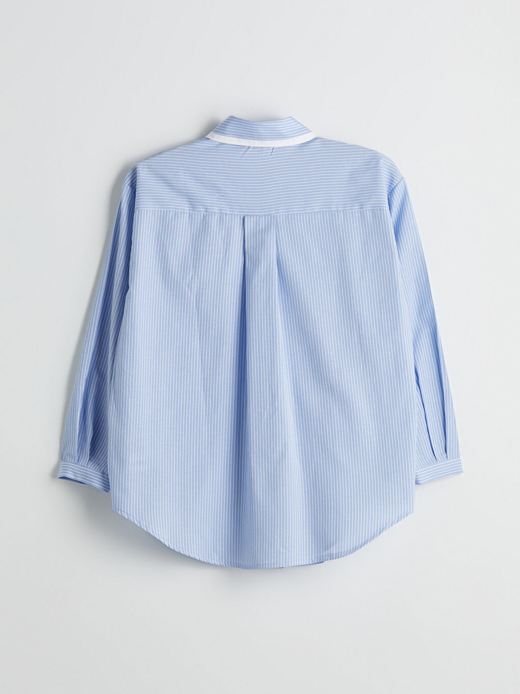 Striped Oversize Poplin Women's Shirt Tunic -S5MP97Z8-LRA
