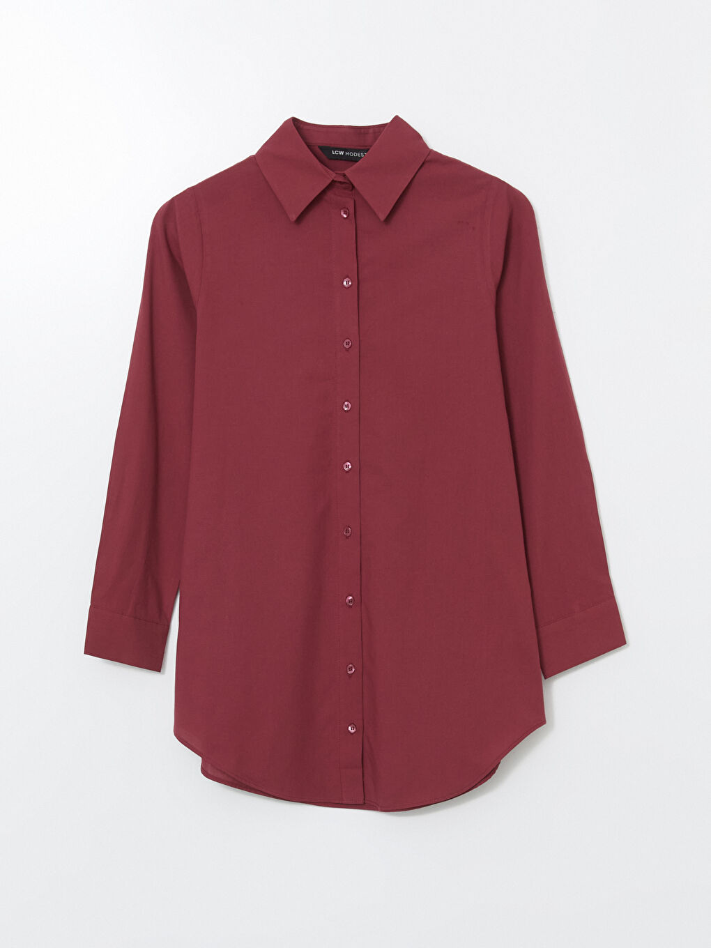 Kırmızı Regular Fit Kadın Gömlek Tunik-4