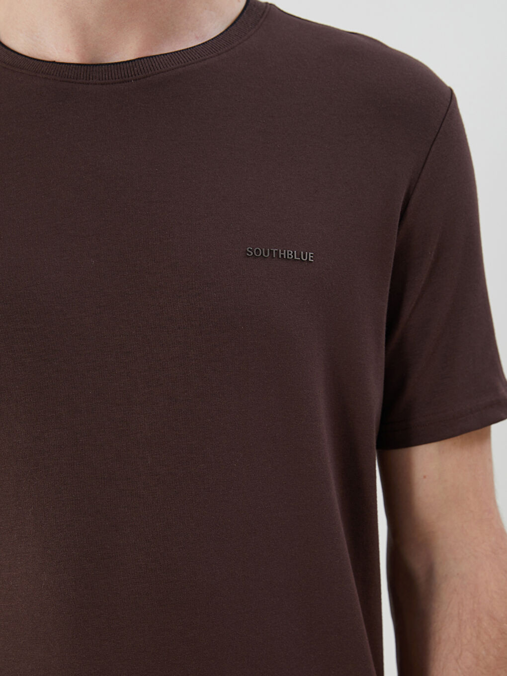 Crew Neck Printed Jersey Men's T-Shirt -S5MQ08Z8-R39