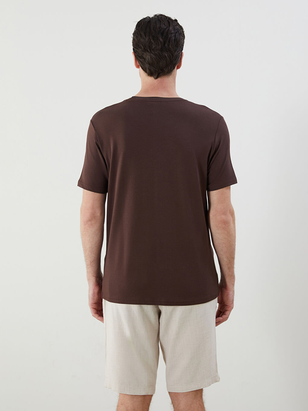 Crew Neck Printed Jersey Men's T-Shirt -S5MQ08Z8-R39