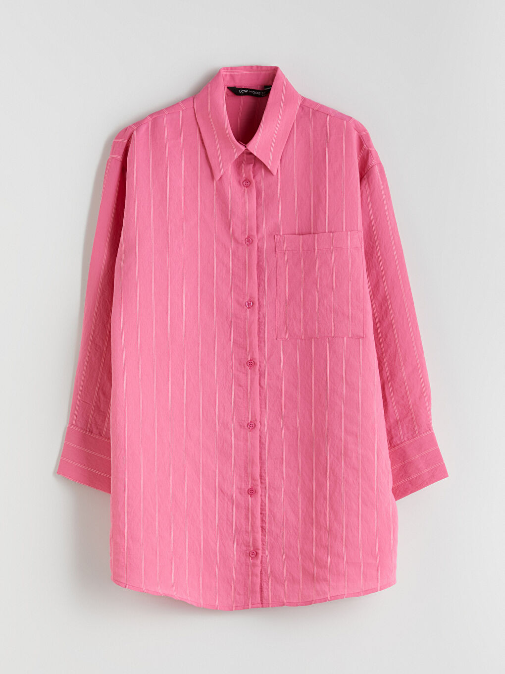 Textured Oversize Women's Shirt Tunic -S5MQ26Z8-GC1