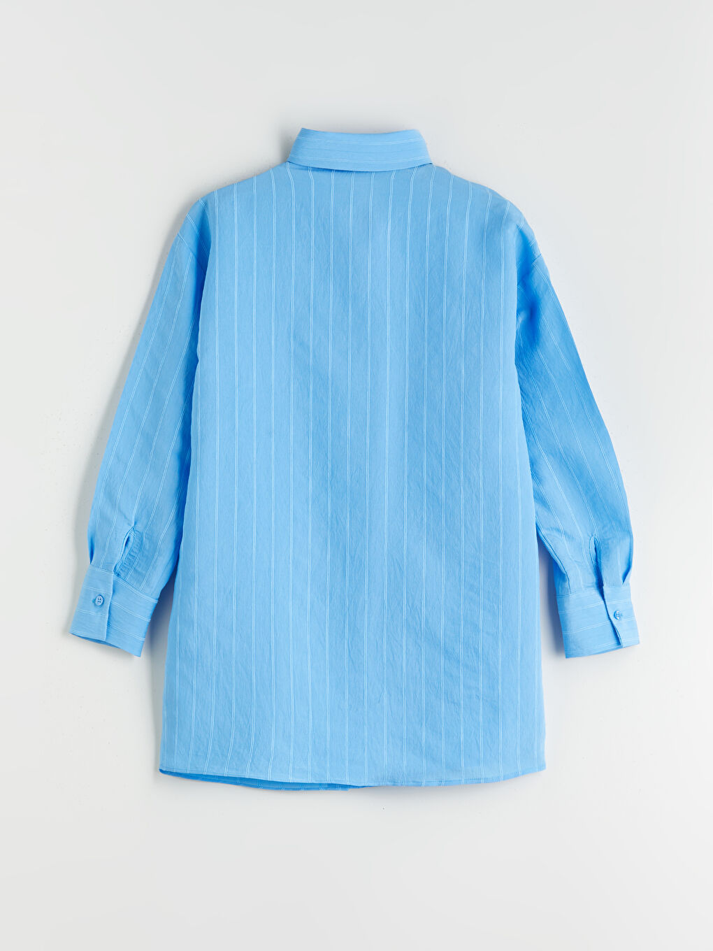 Textured Oversize Women's Shirt Tunic -S5MQ26Z8-CUN