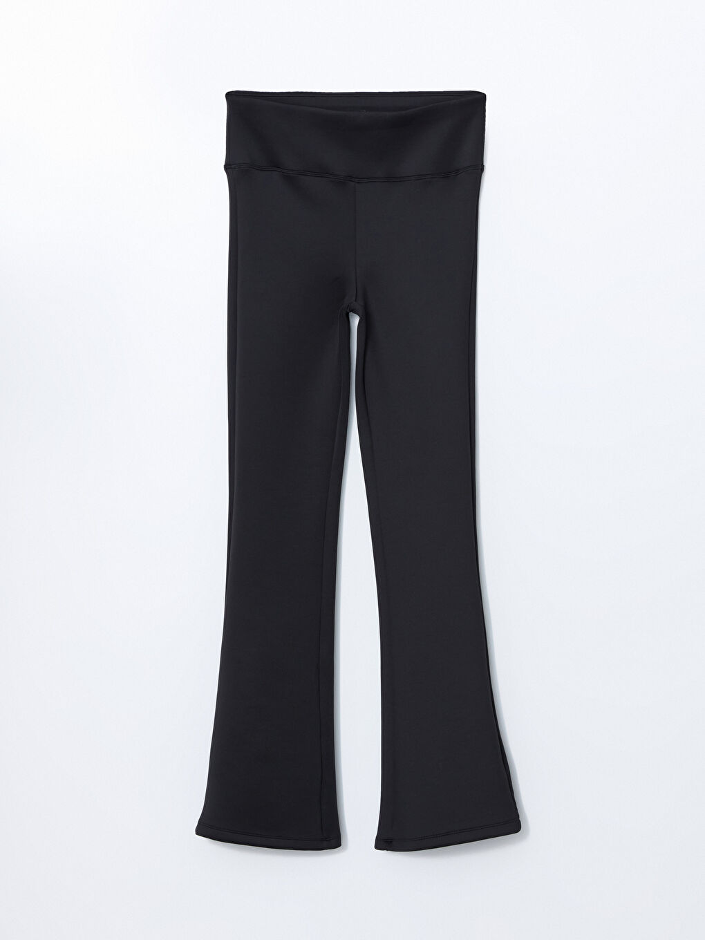 Siyah Beli Lastikli Kadın Spor Tayt-4