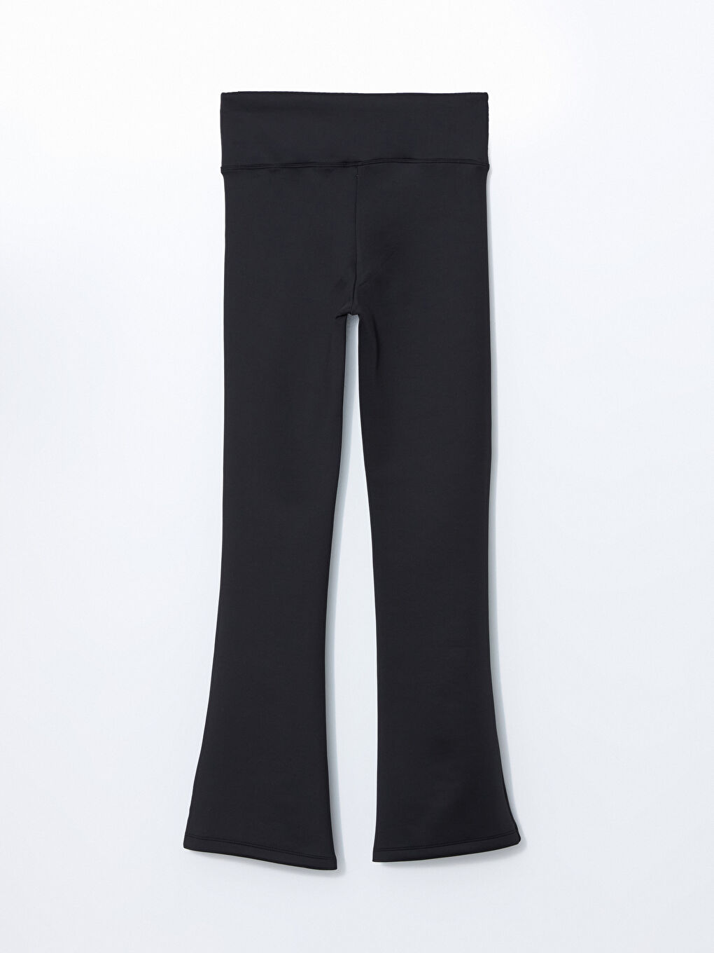 Siyah Beli Lastikli Kadın Spor Tayt-5