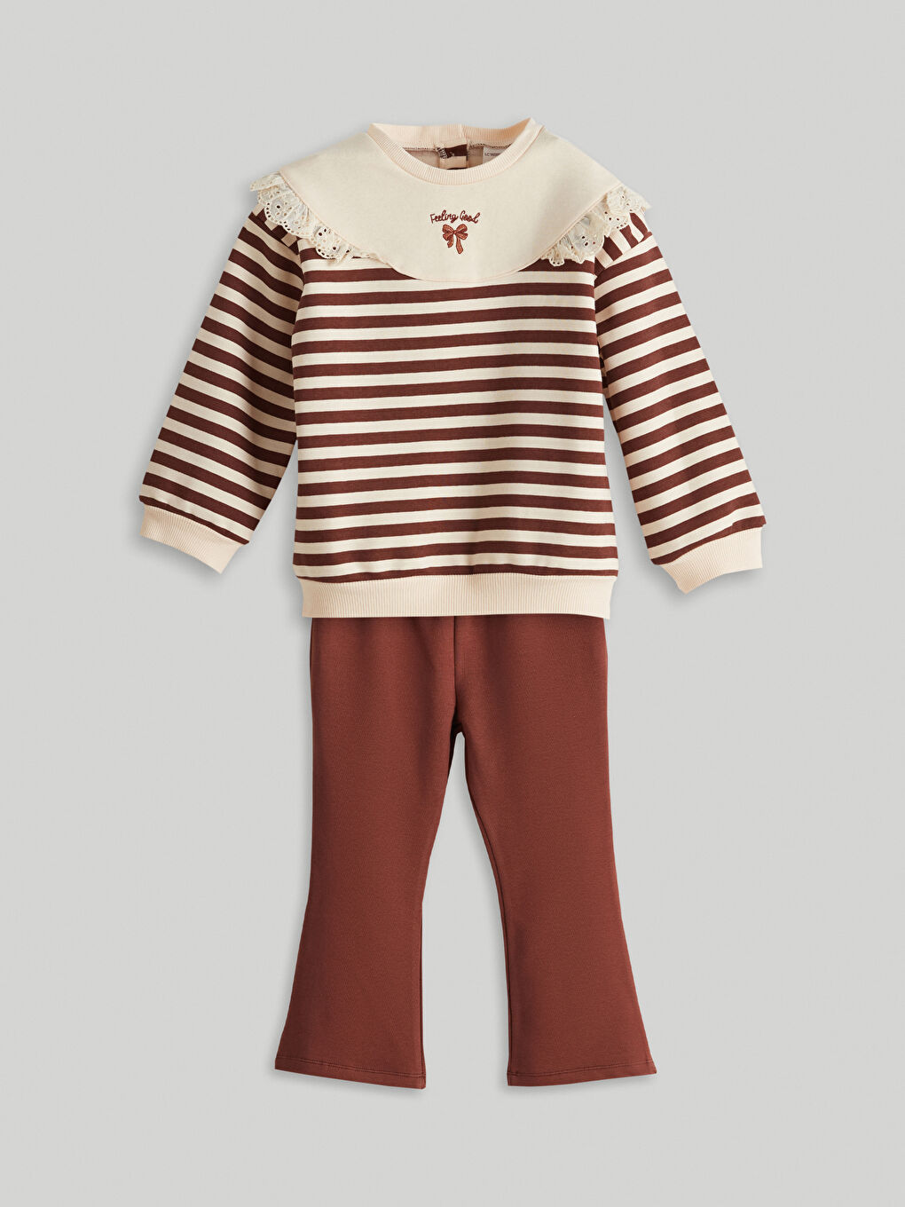 Striped Girl'S Sweatshirt And Leggings 2-Pack -S5MQ49Z1-LEV