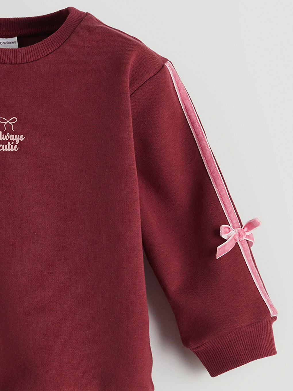 Bow Detail Girl'S Sweatshirt And Sweatpants Set 2-Pack -S5MQ57Z1-HJC