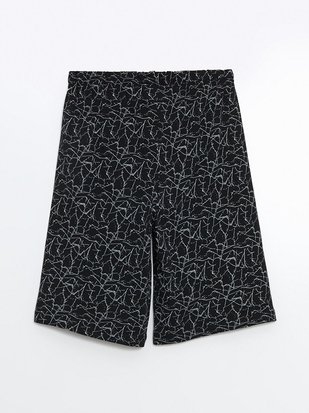 LCW Kids Siyah Beli Lastikli Erkek Çocuk Pijama Şort - 2