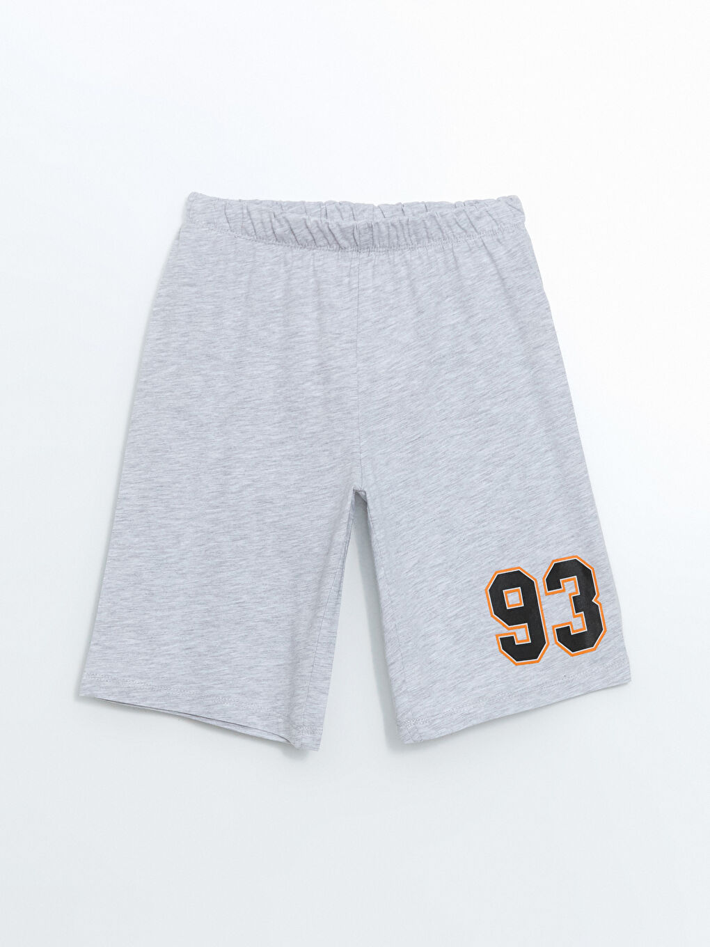 Gri Beli Lastikli Erkek Çocuk Pijama Şort