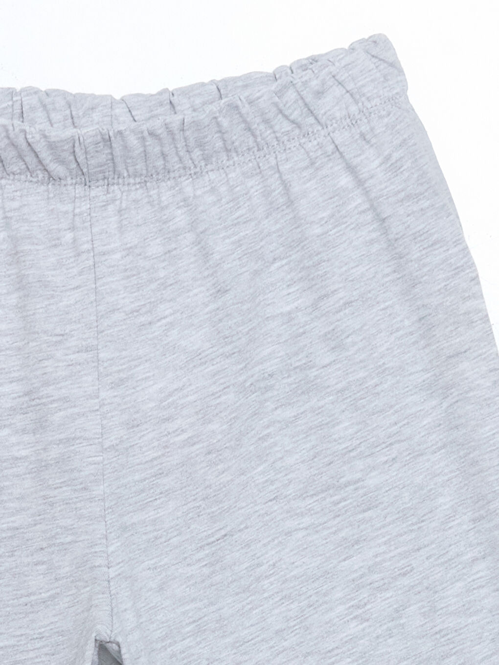 Gri Beli Lastikli Erkek Çocuk Pijama Şort-1