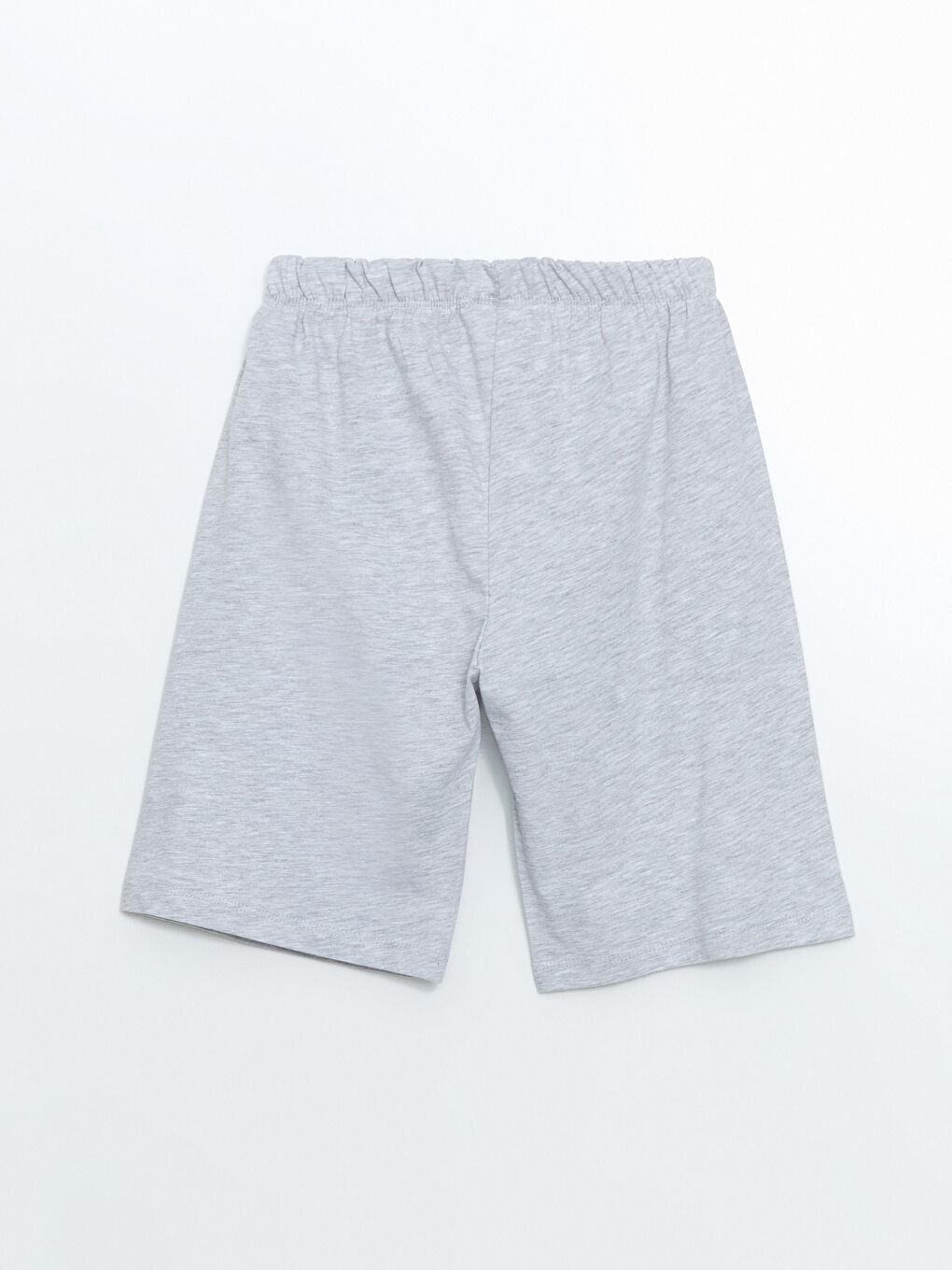 Gri Beli Lastikli Erkek Çocuk Pijama Şort-2