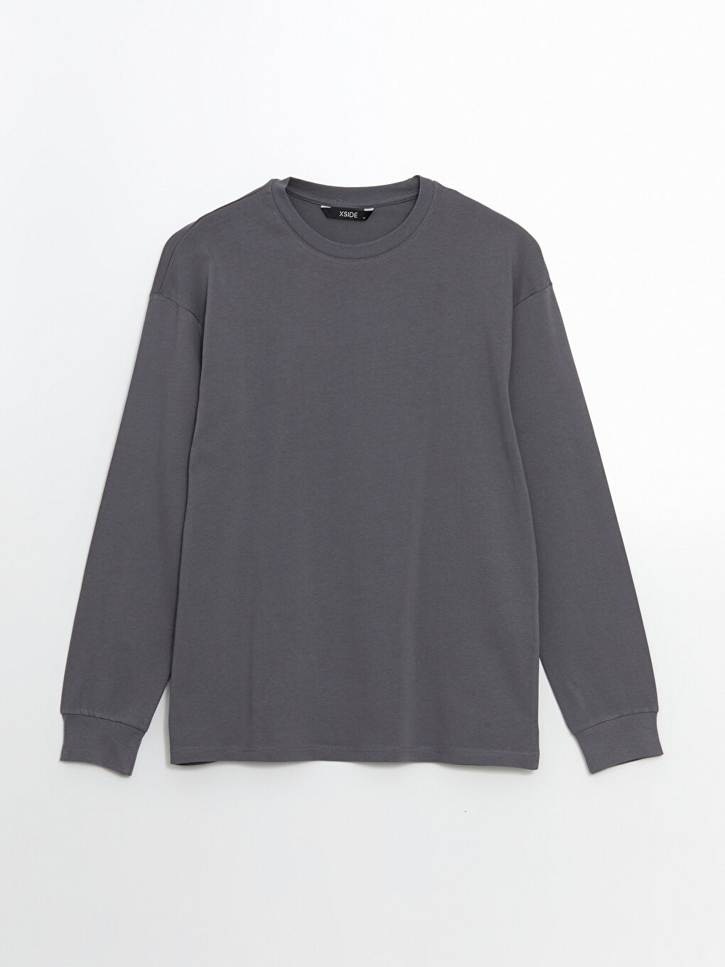 Crew Neck Long Sleeve Men's T-shirt -S5MR34Z8-VYK