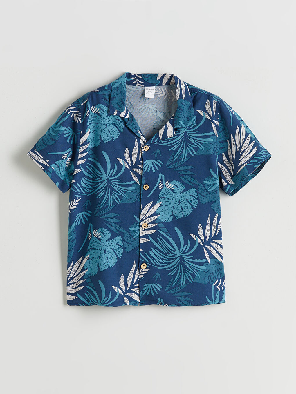 İndigo Resort Yaka Erkek Bebek Gömlek ve Şort 2'li-1