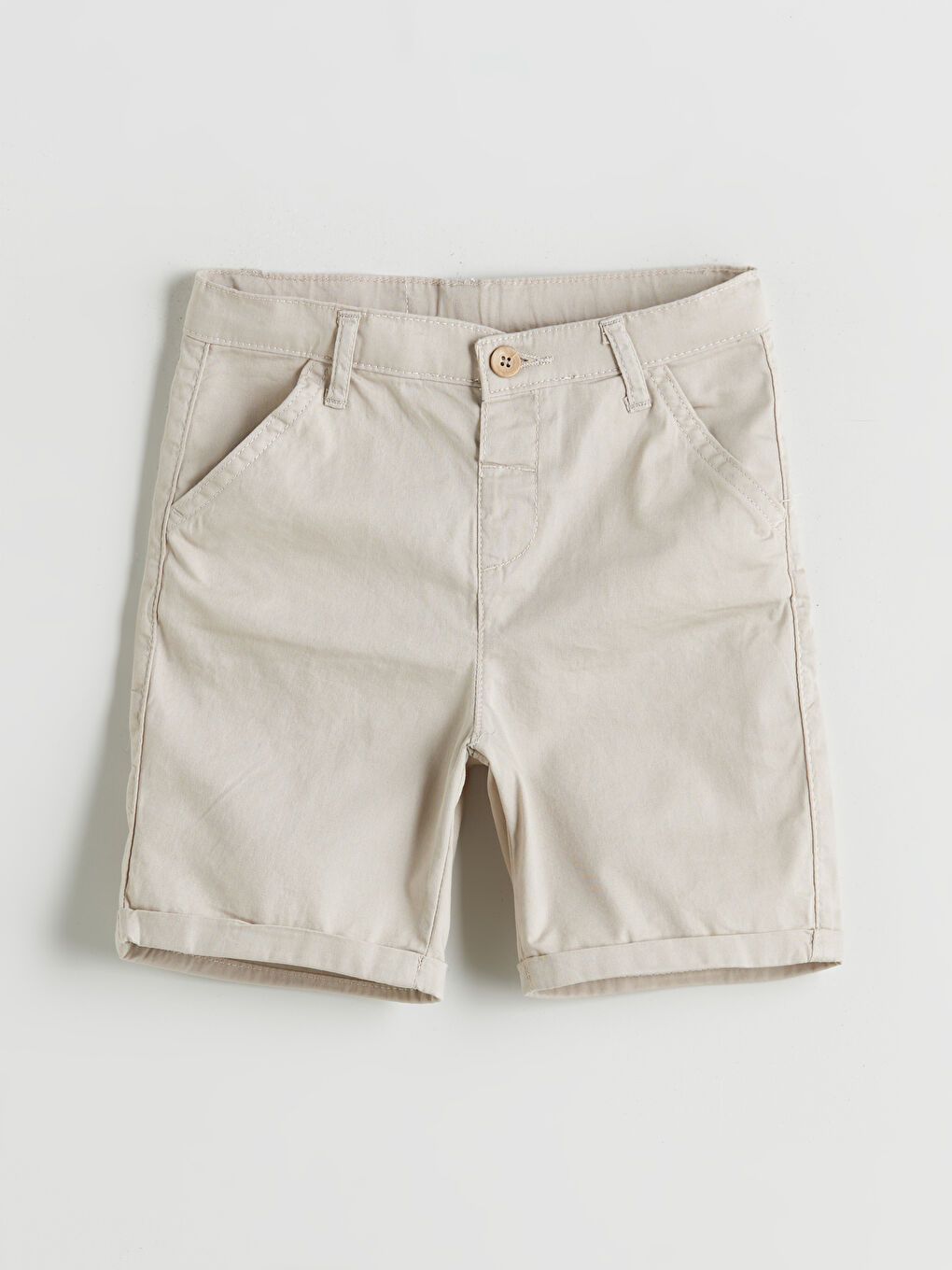 İndigo Resort Yaka Erkek Bebek Gömlek ve Şort 2'li-3