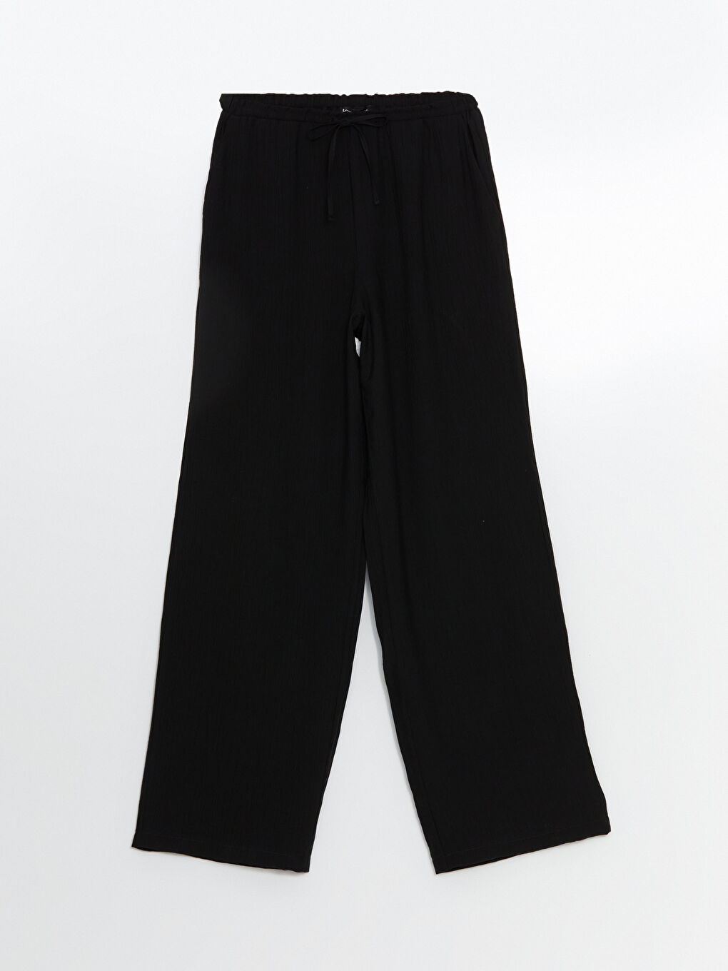 Elastic Waist Textured Women's Trousers -S5MR53Z8-RQL