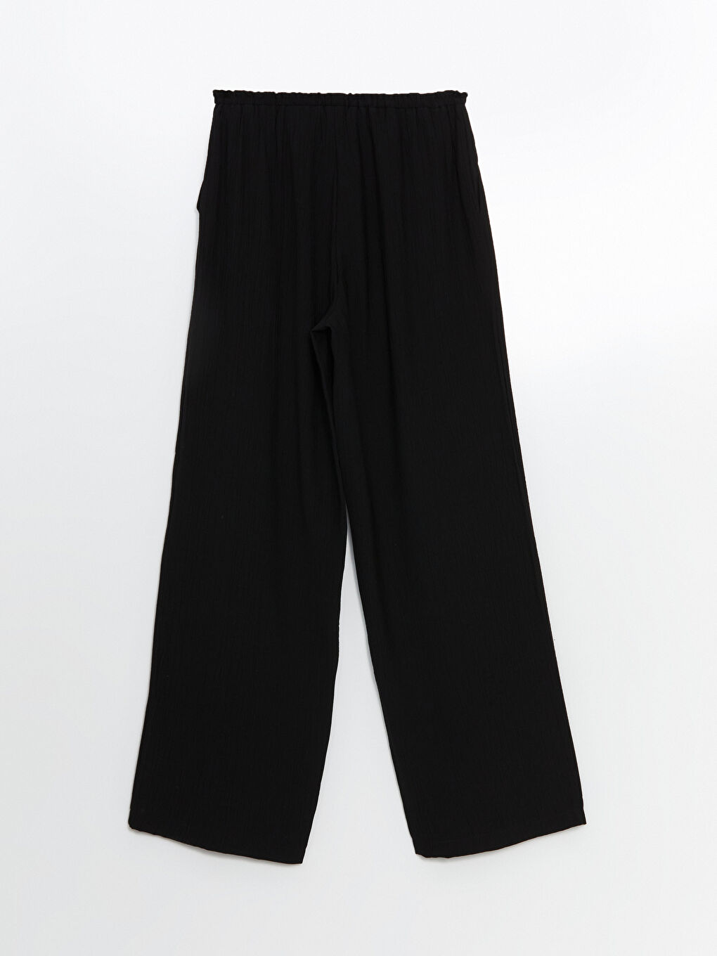 Elastic Waist Textured Women's Trousers -S5MR53Z8-RQL