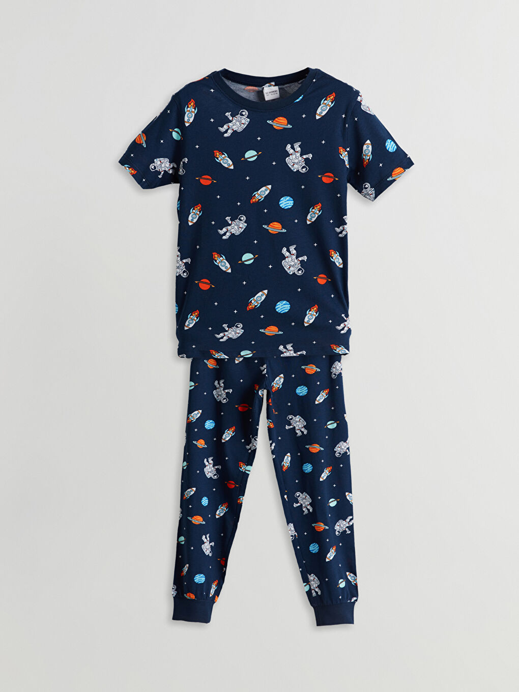 Crew Neck Boys' Pyjama Set