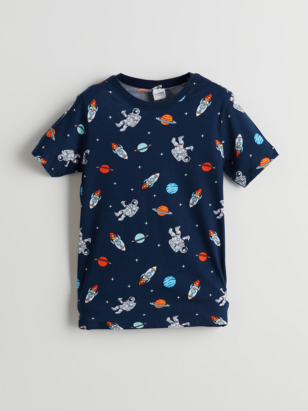 Crew Neck Boys' Pyjama Set-1