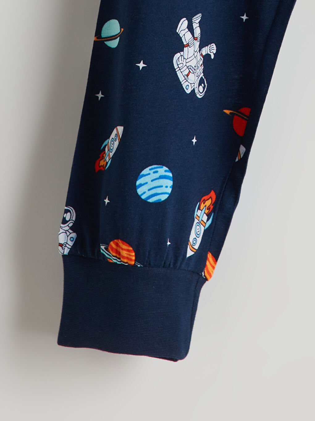 Crew Neck Boys' Pyjama Set-5