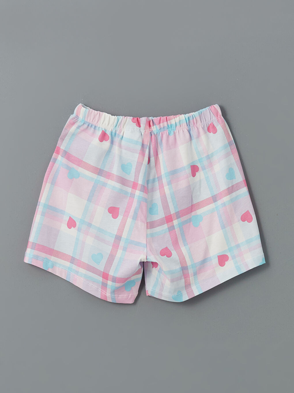 Crew Neck Girl's Shorts Pajama Set -S5MR86Z4-EEW