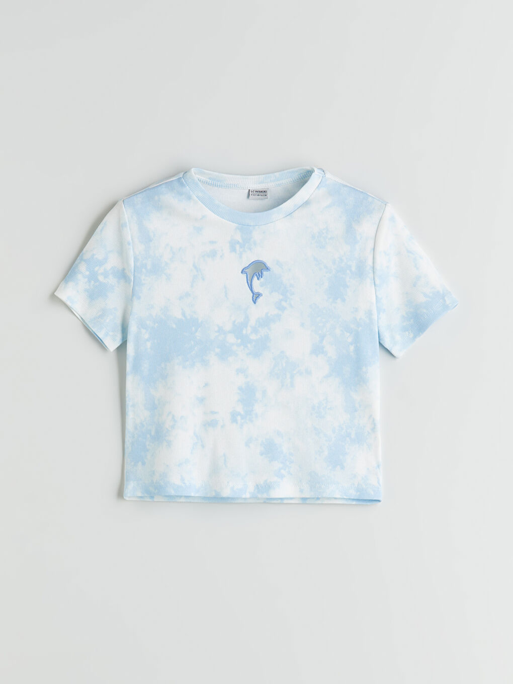 Karışık Bisiklet Yaka Kız Çocuk Tişört-2