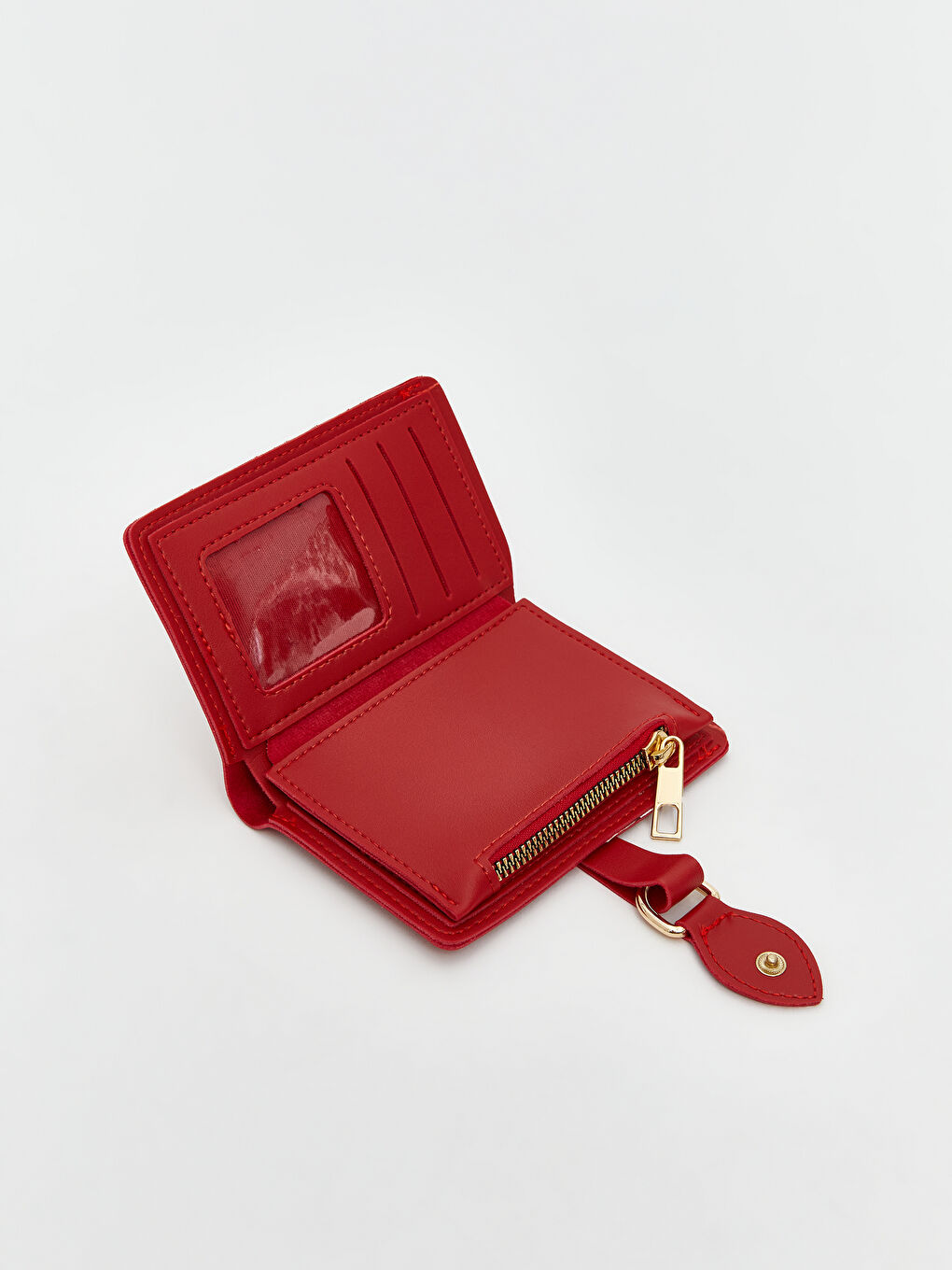 Kırmızı Antibakteriyel Deri Görünümlü Çapraz Çanta-2