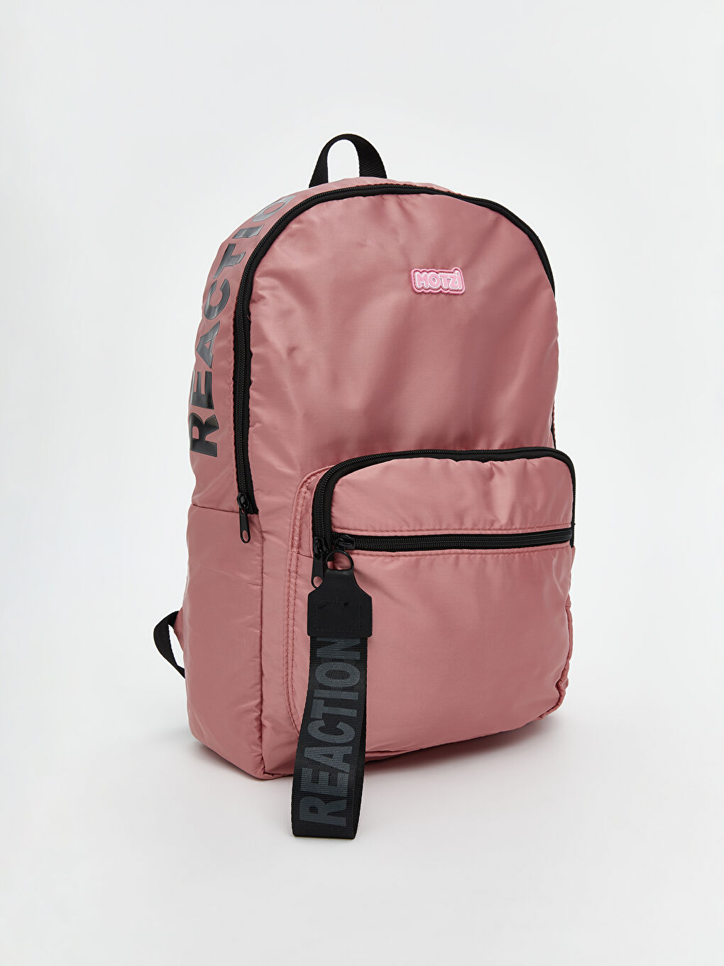 Pembe Yazı Baskılı Kız Çocuk Sırt Çantası